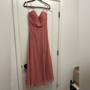 Jenny Yoo Kiara Dusty Rose size 8 dress